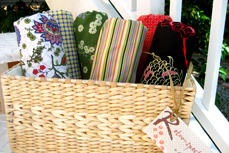 Retrospective Fabrics Basket