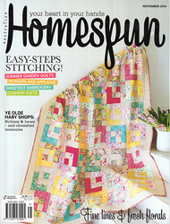 Homespun November 2014 Cover