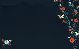 Rapture Flower and Branch Desktop Wallpaper