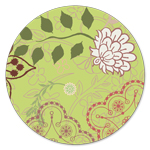 BO-2151 Green Lacy Rosettes