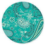 R-21982-1 Paisleys Forever Turquoise