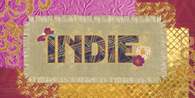 Indie by Pat Bravo. Boho prints inspired by craftsmanship and artisans with an eclectic palette.