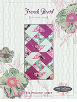 French Braid Free Quilt Pattern by Pat Bravo