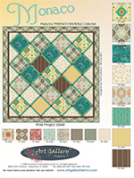 Monaco Quilt Pattern by Pat Bravo