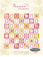 Parisian Windows Quilt Project by Pat Bravo