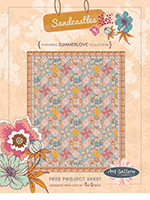 Sandcastles Free Quilt Pattern by Pat Bravo