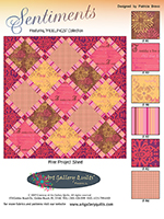 Sentiments Quilt Pattern by Pat Bravo