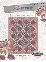 Star Studded Free Quilts Pattern by Pat Bravo