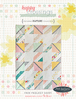 Rapture Free Quilt Pattern by Pat Bravo