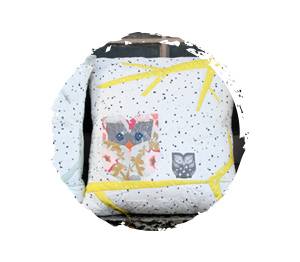 Owlish Pillow by Pat Bravo Pattern