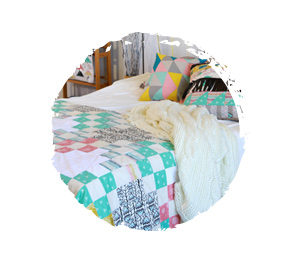 Rhythmic Crossing Table Runner Free Pattern by Pat Bravo