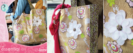 Essential Tote Pattern by Pat Bravo