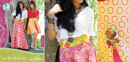 La Boheme Skirt Pattern by Pat Bravo