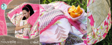 Nouvelle Quilt Pattern by Pat Bravo